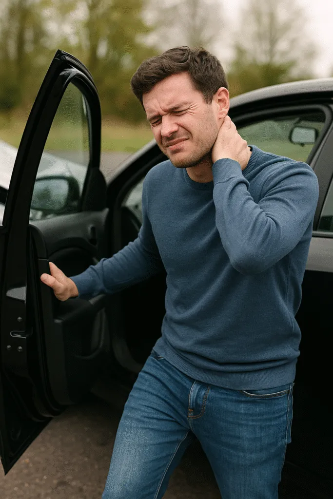 Whiplash neck pain from auto injury