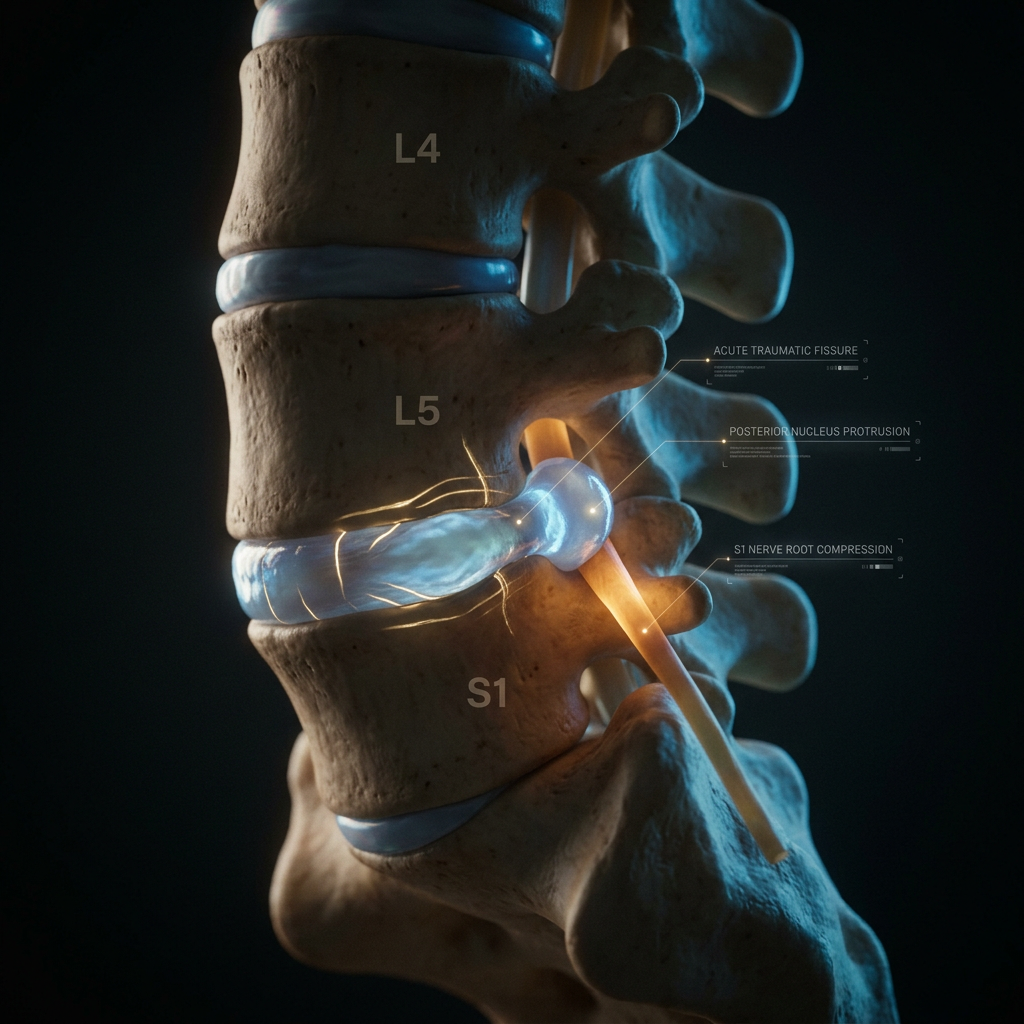 Lumbar Disc Injury/Herniation from MVA